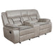 Greer - Glider Loveseat W/ Console - Simple Home Plus