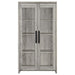 Alejo - 2-Door Tall Cabinet - Gray Driftwood - Simple Home Plus