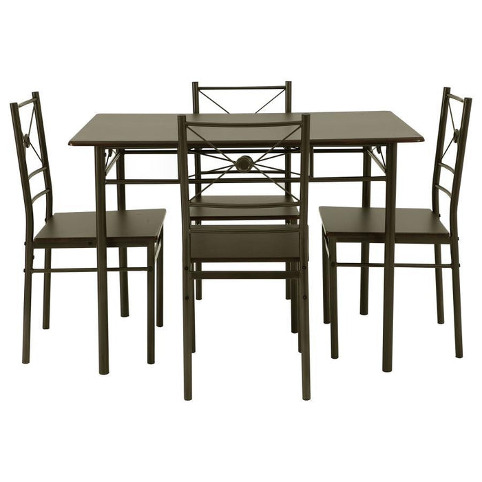 Anna - 5-Piece Rectangular Dining Set - Simple Home Plus