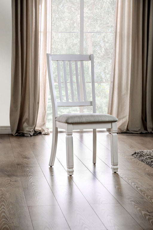 Kaliyah - Side Chair (Set of 2) - Antique White - Simple Home Plus