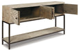 Roanley - Distressed White - Console Sofa Table - Simple Home Plus