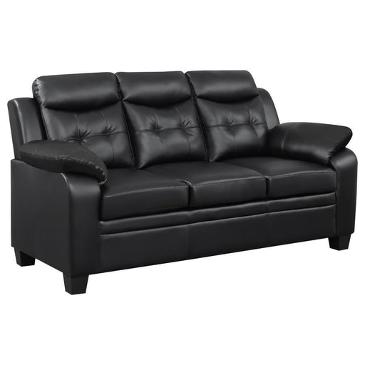 Finley - Tufted Upholstered Sofa - Black - Simple Home Plus