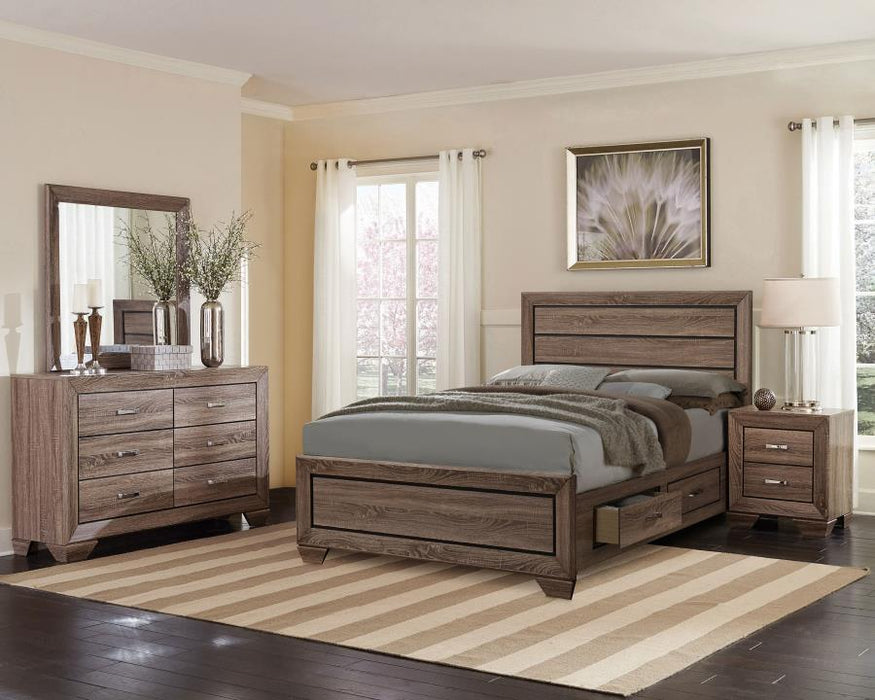 Kauffman - Transitional Storage Bed Bedroom Set - Simple Home Plus