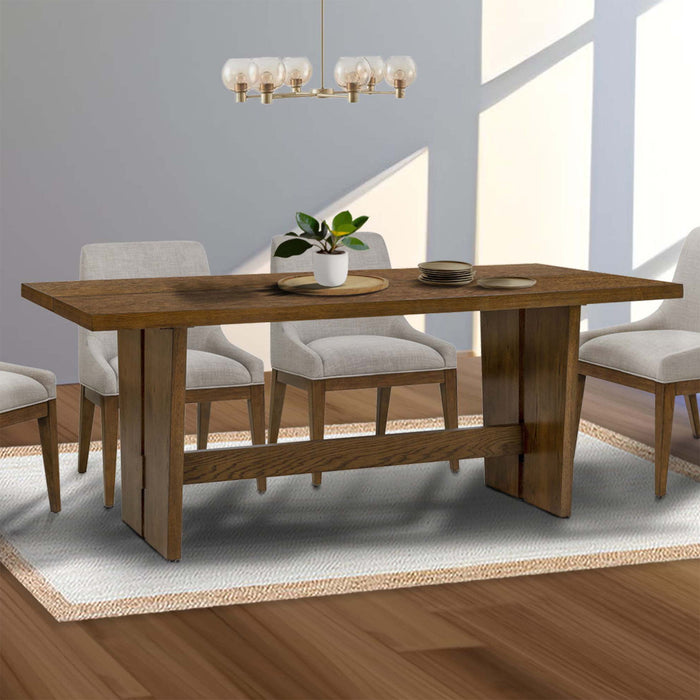 Frank - Dining Table 76" - Brown