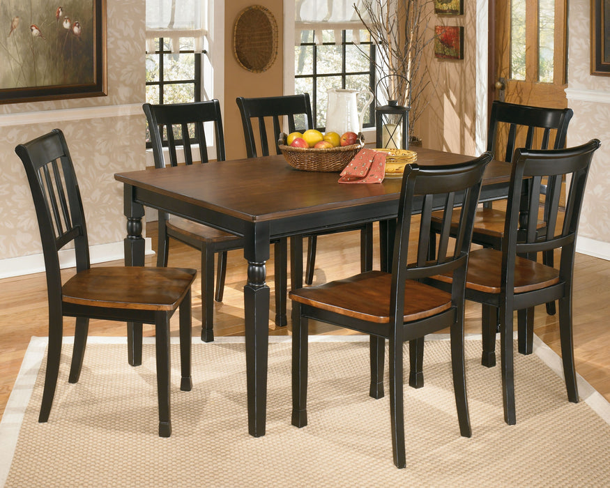 Owingsville - Black / Brown - Rectangular Dining Room Table - Simple Home Plus