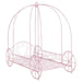 Massi - Twin Canopy Bed - Powder Pink - Simple Home Plus