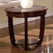 Crystal Falls - End Table - Dark Cherry - Simple Home Plus