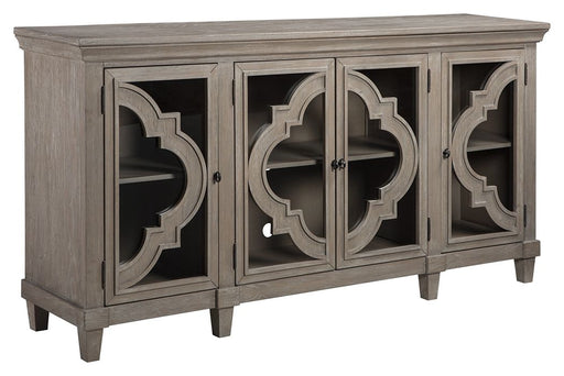 Fossil - Gray - Accent Cabinet - Simple Home Plus