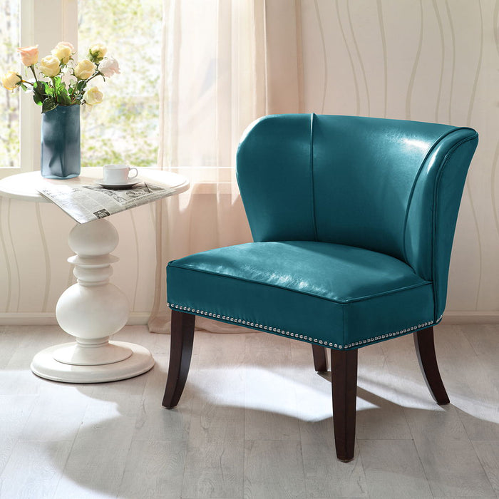 Hilton - Armless Accent Chair - Blue