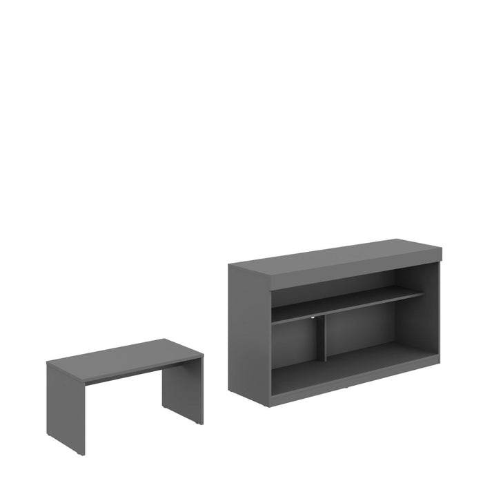 Solid Console Table - Graphite