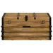 Simmons - Rectangular Storage Trunk - Natural And Black - Simple Home Plus