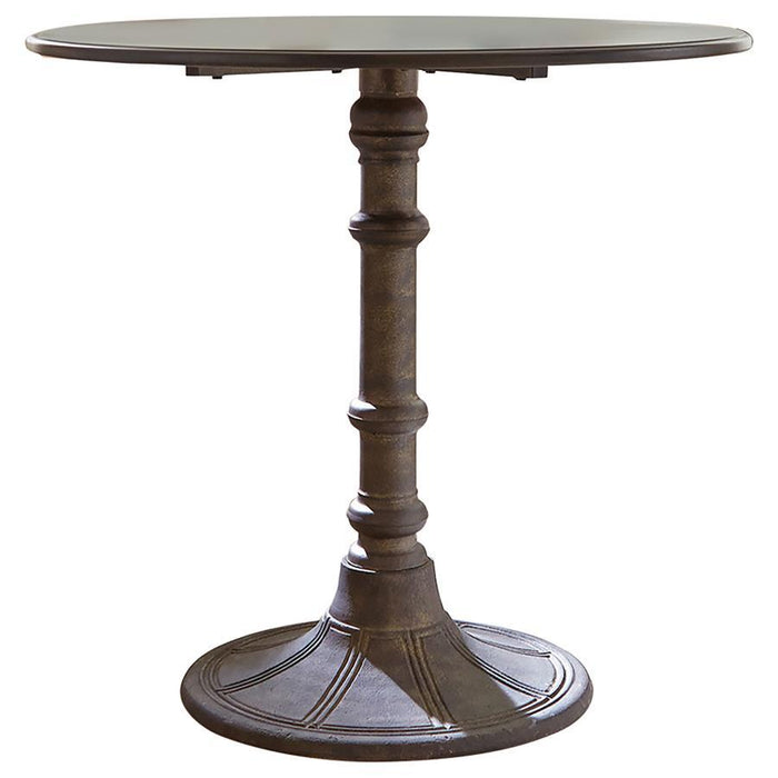 Oswego - Round Bistro Dining Table - Bronze - Simple Home Plus