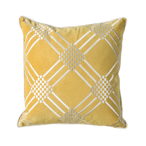 Sam - Pillow (Set of 2) - Silver / Gold - Simple Home Plus