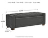 Cortwell - Gray - Storage Bench - Simple Home Plus