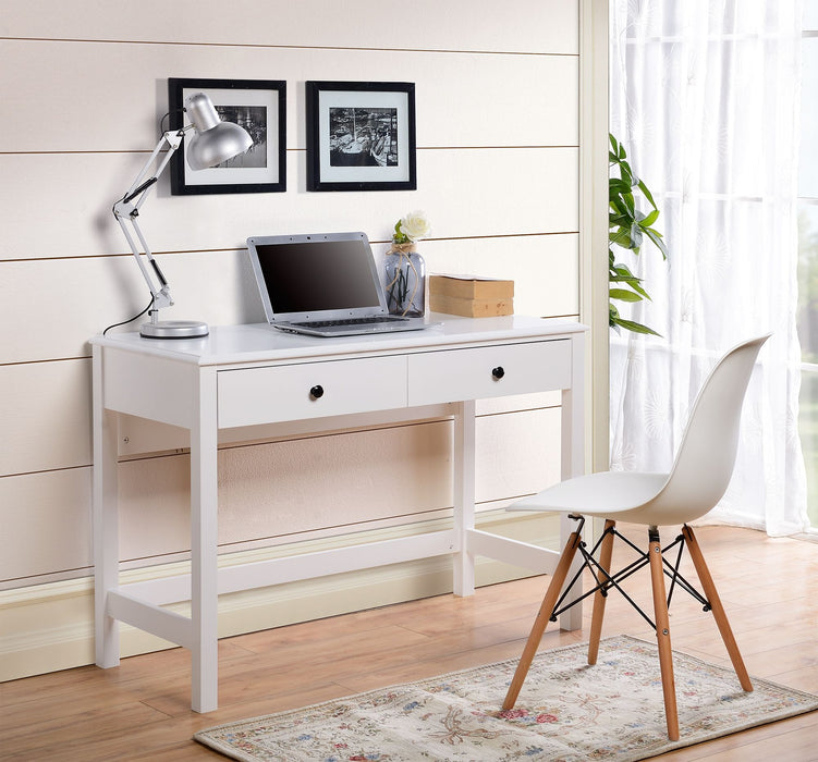 Othello - White - Home Office Small Desk - Simple Home Plus