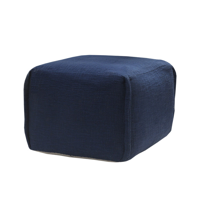 Ottoman Cotton Square - Blue