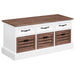 Alma - 3-drawer Storage Bench - Simple Home Plus