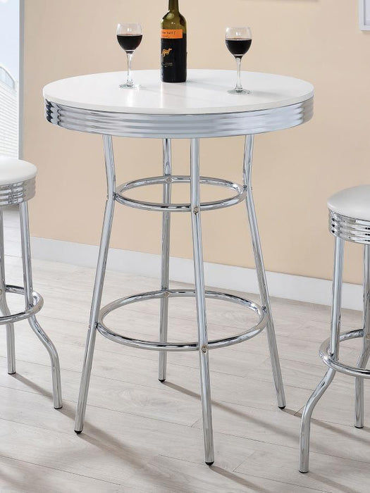 Theodore - Round Bar Table - Simple Home Plus