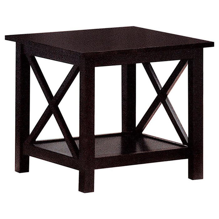 Rachelle - 3 Piece Occasional Table Set - Deep Merlot - Simple Home Plus