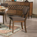 Marina - Side Chair (Set of 2) - Walnut / Dark Chocolate - Simple Home Plus