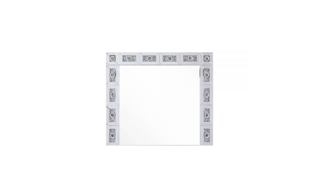 28" Accent Mirror Lighted - Silver