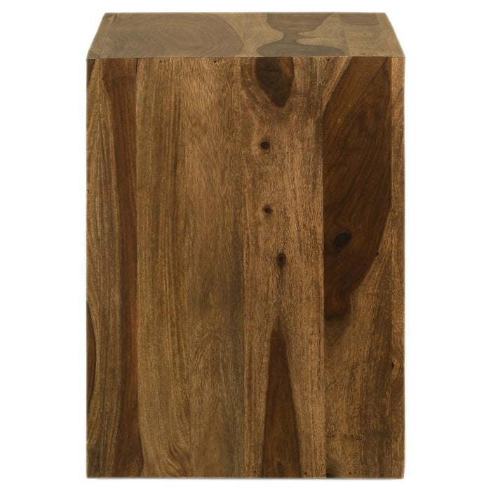 Odilia - Rectangular Solid Wood End Table - Auburn - Simple Home Plus