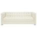 Chaviano - Tufted Upholstered Sofa Pearl White - Simple Home Plus