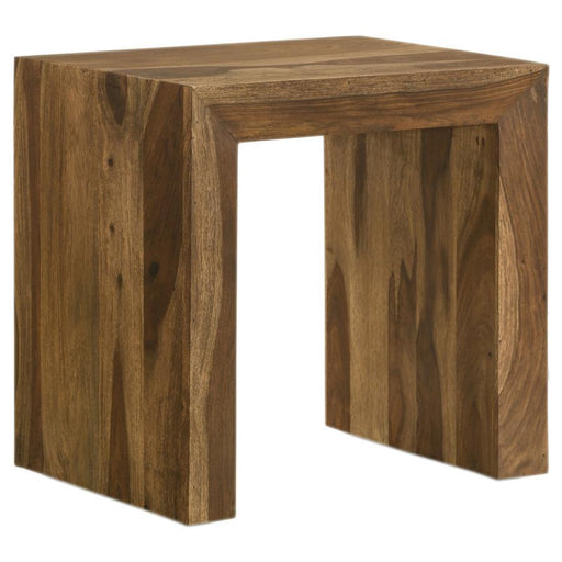 Odilia - Rectangular Solid Wood End Table - Auburn - Simple Home Plus