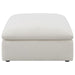 Hobson - Cushion Seat Ottoman - Off-White - Simple Home Plus