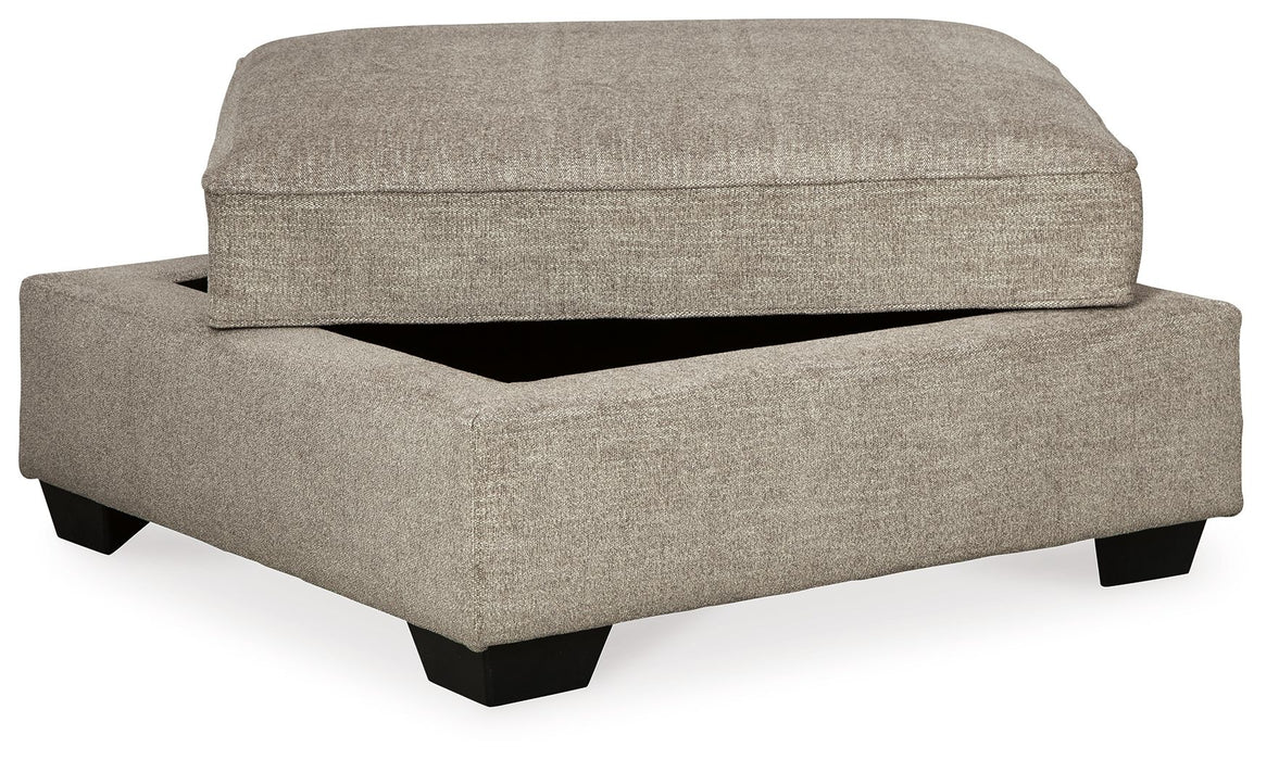 Bovarian - Stone - Ottoman With Storage - Simple Home Plus