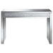 Gillian - Rectangular Sofa Table - Silver And Clear Mirror - Simple Home Plus