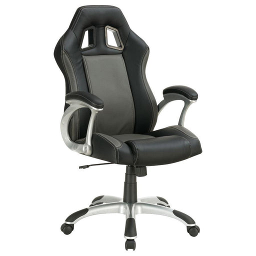 Roger - Adjustable Height Office Chair - Black And Gray - Simple Home Plus