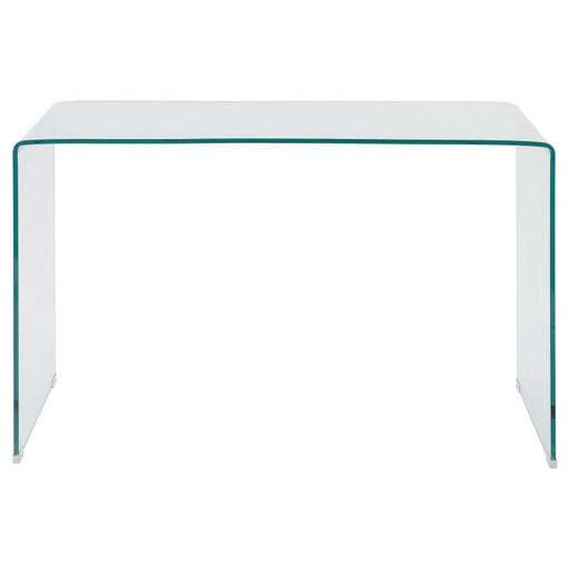 Ripley - Glass Writing Desk - Clear - Simple Home Plus