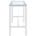 Tolbert - Bar Table With Glass Top - Chrome - Simple Home Plus