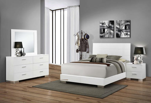 Felicity - Contemporary Panel Bed Bedroom Set - Simple Home Plus