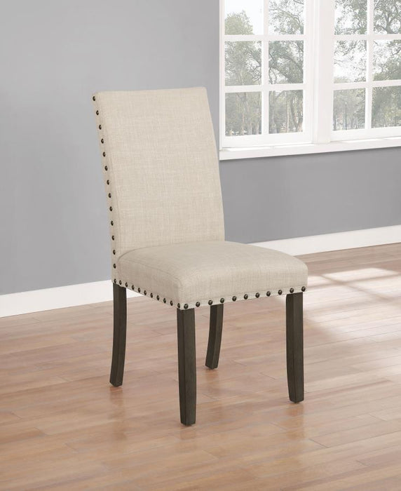 Ralland - Upholstered Side Chairs (Set of 2) - Beige And Rustic Brown - Simple Home Plus