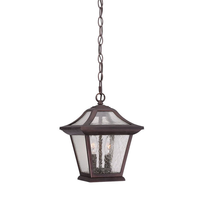 Birdhouse Shape Outdoor Hanging Light - Antique Bronze