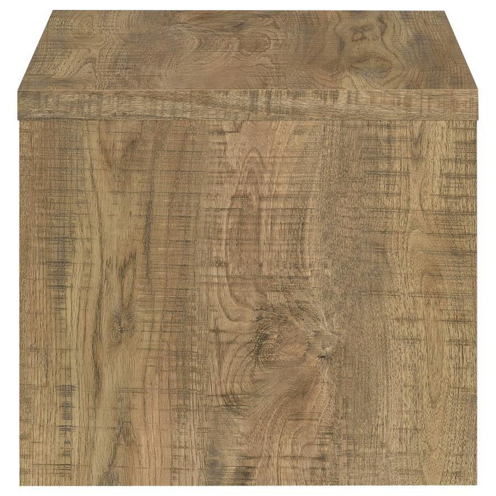 Lynette - Square Engineered Wood End Table - Mango - Simple Home Plus