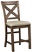 Moriville - Beige - Upholstered Barstool (Set of 2) - Simple Home Plus