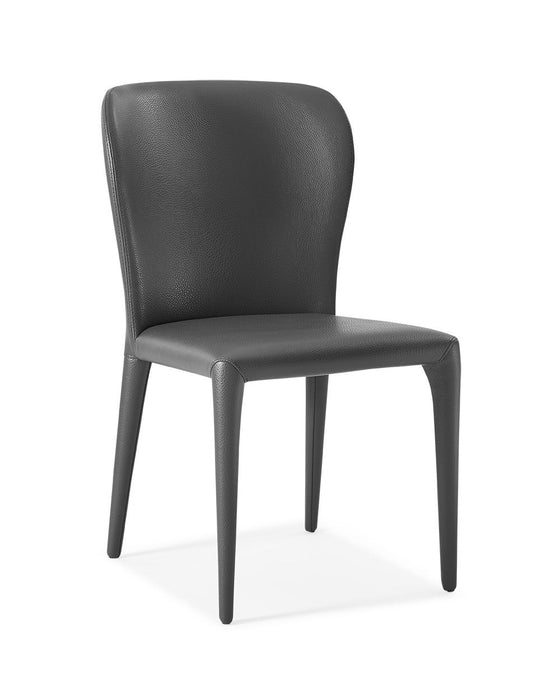 35" Faux Leather Dining Chairs (Set of 2) - Gray