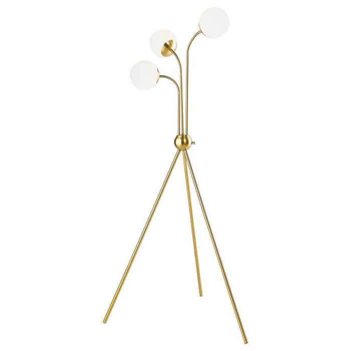 Miley - Trio Tree Floor Lamp - Gold - Simple Home Plus