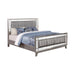 Leighton - Panel Bed with Mirrored Accents - Simple Home Plus