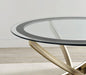 Brooke - Glass Top Coffee Table - Simple Home Plus