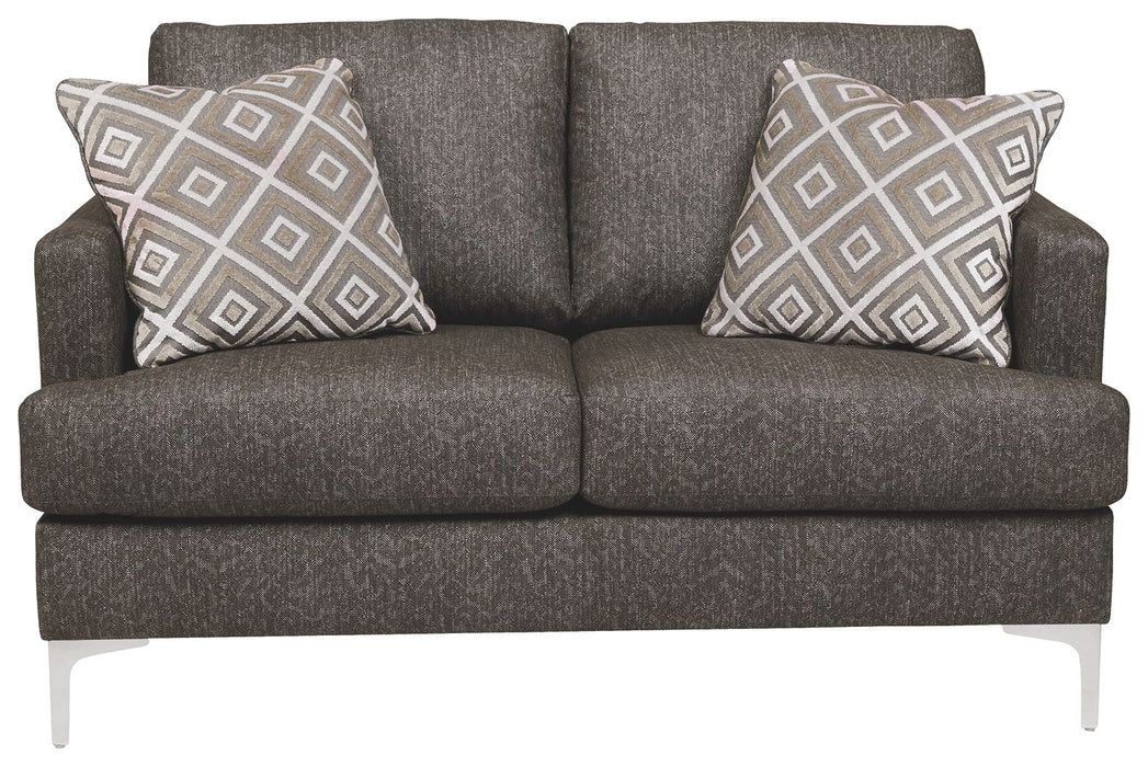 Arcola - Brown Dark - Rta Loveseat - Simple Home Plus