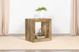 Benton - Rectangular Solid Wood End Table - Natural - Simple Home Plus