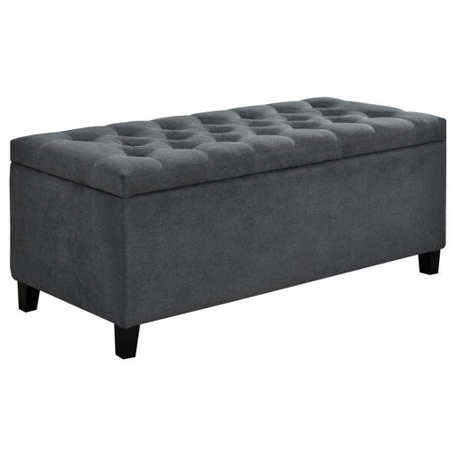 Samir - Lift Top Storage Bench - Charcoal - Simple Home Plus