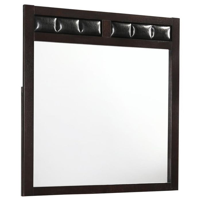 Carlton - Upholstered Rectangular Mirror - Simple Home Plus