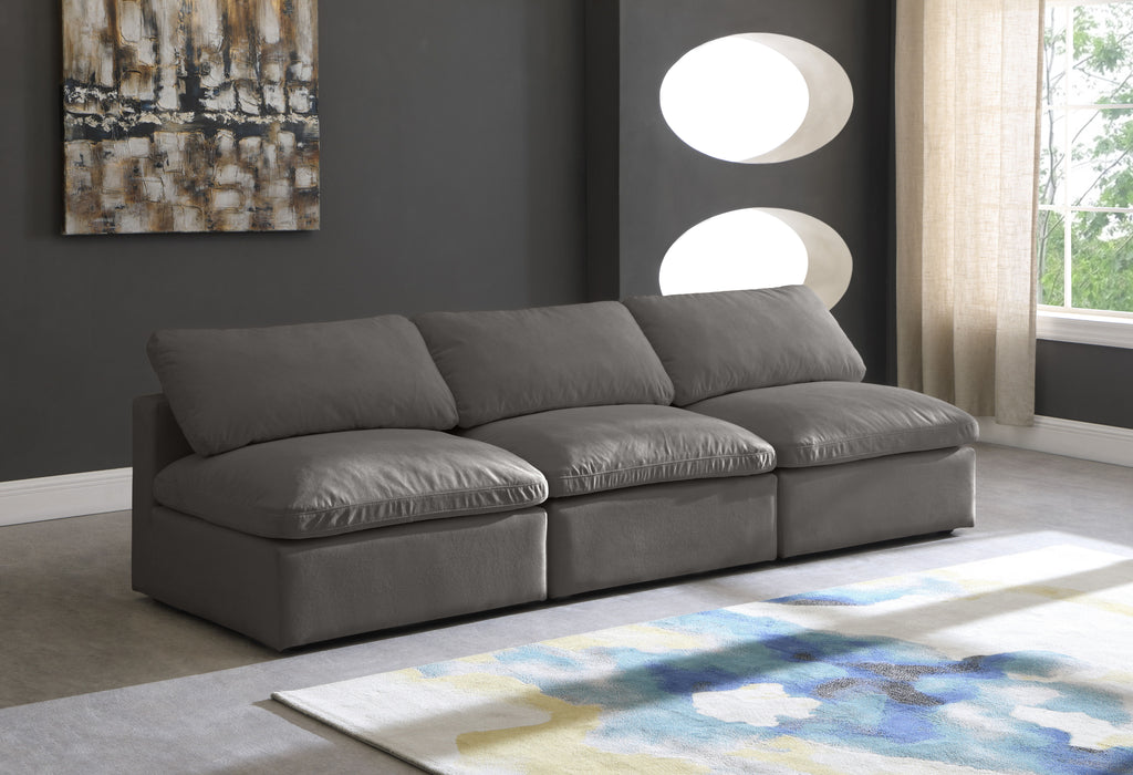 Plush - Modular Armless 3 Seat Sofa