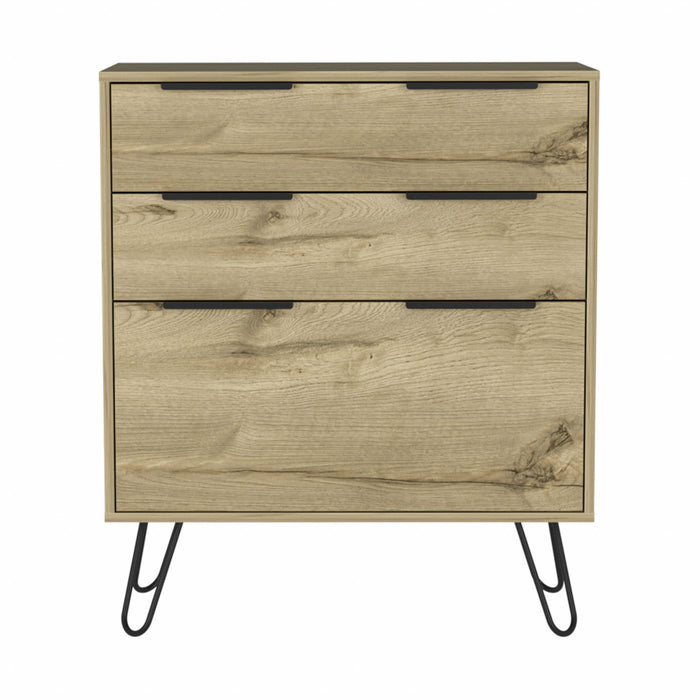 Three Drawer Dresser - Light Oak