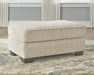 Haisley - Ivory - Ottoman - Simple Home Plus